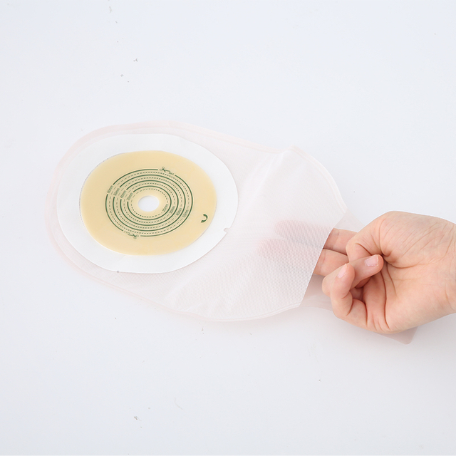 Duas peças saco de ostomia drenável para adultos