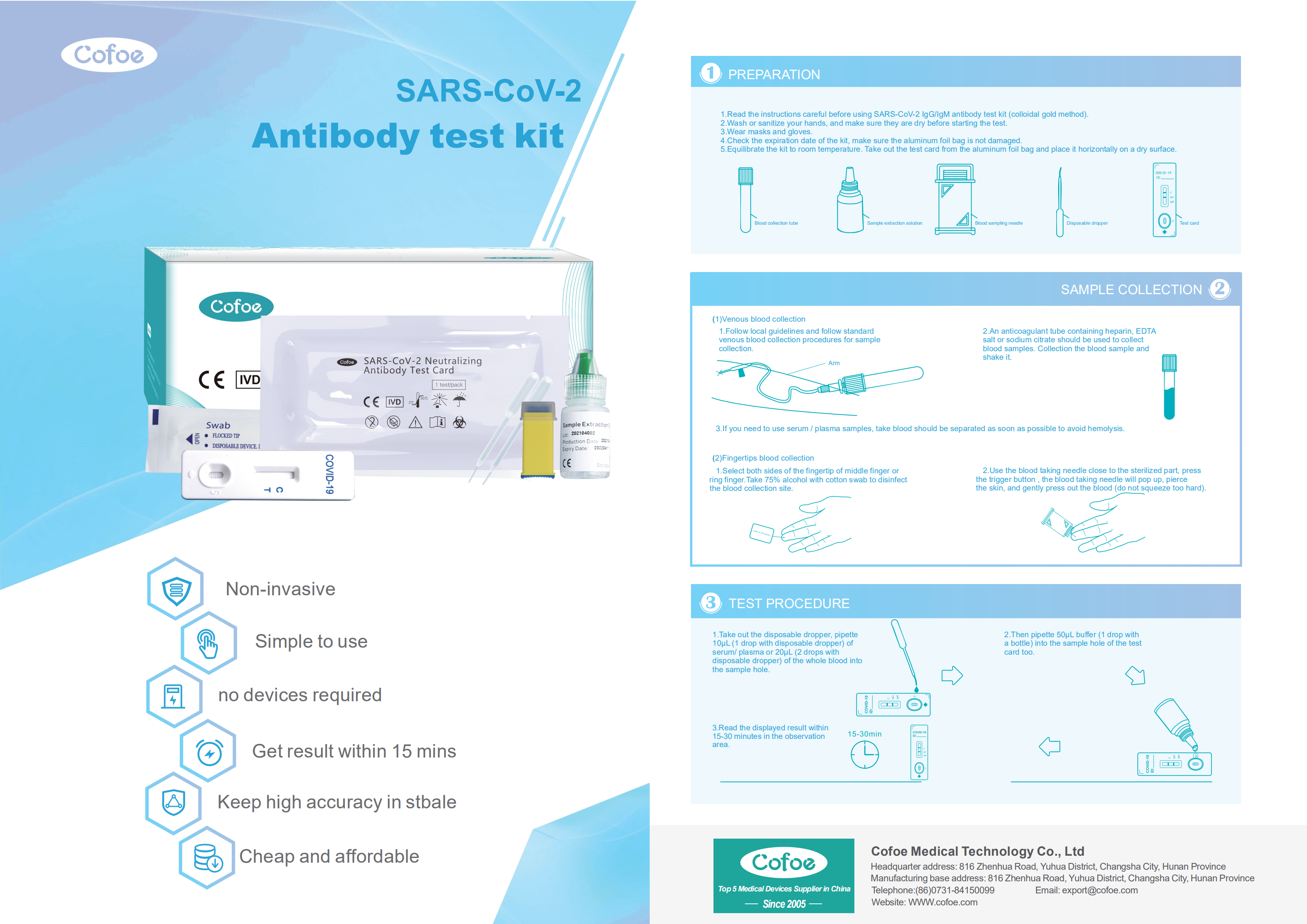 Kit de teste de anticorpos