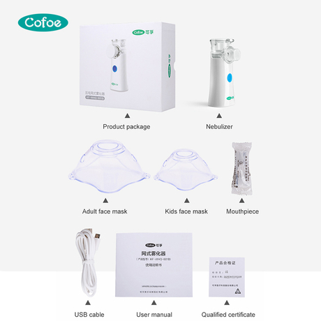 Nebulizador de malha de bebê inteligente KF-WHQ-B601