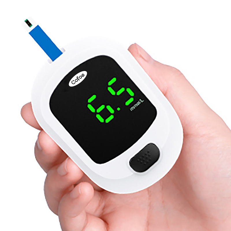 KF-A02-C Digital Blood Glicose Meter com tiras