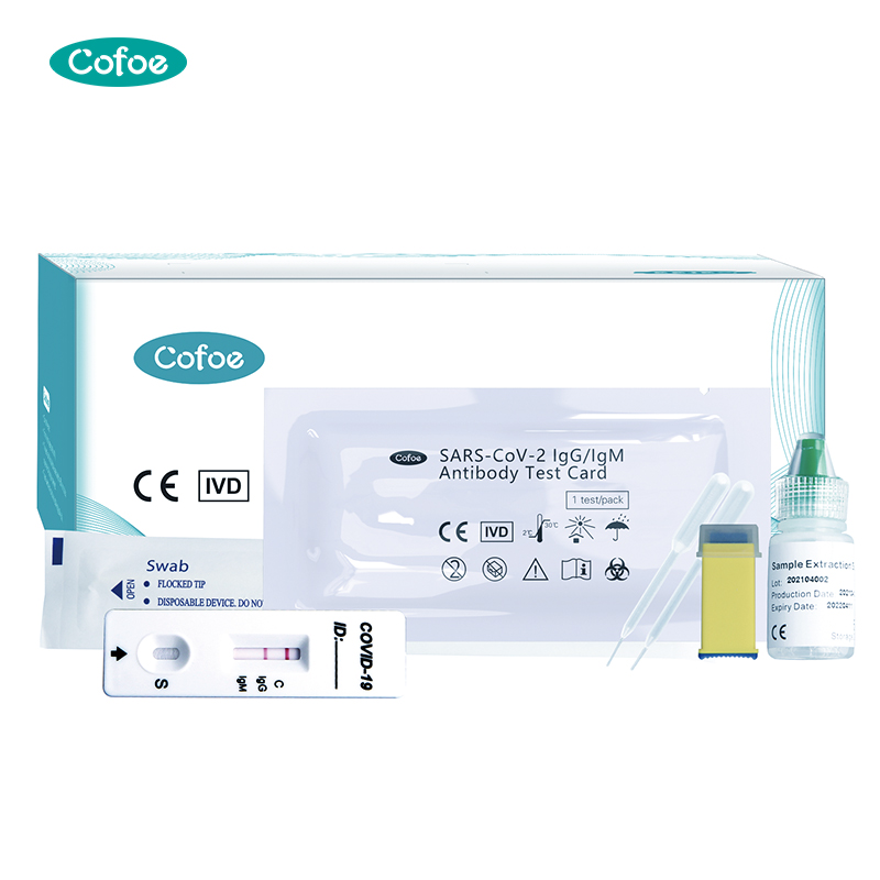 Home Novel Quick Coronavirus IgG/Igm Anticory Test Kit com a FDA aprovada