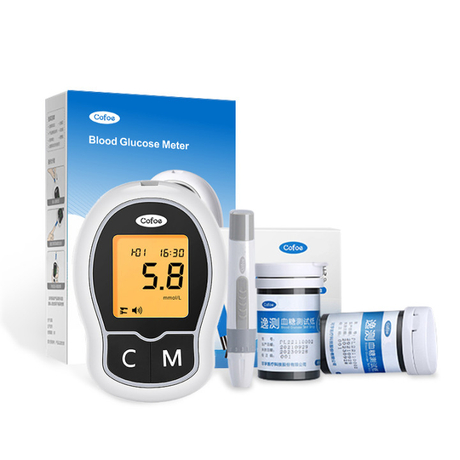 KF-A04-C Digital Sugar Check Machine Glucômetro com tiras