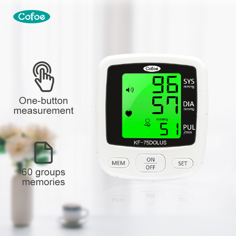 Hospitais KF-75D-plus Monitor de pressão arterial com Bluetooth