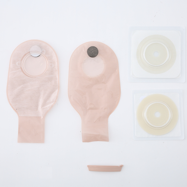 Bolsa de ostomia de duas peças 45 mm de tecido não tecido para ostomia 4280