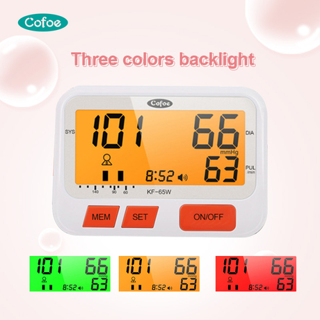 KF-65W COFOE Monitor de pressão arterial digital automática (tipo de braço)