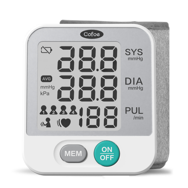 Monitor automático de pressão arterial de pulso KF-75C