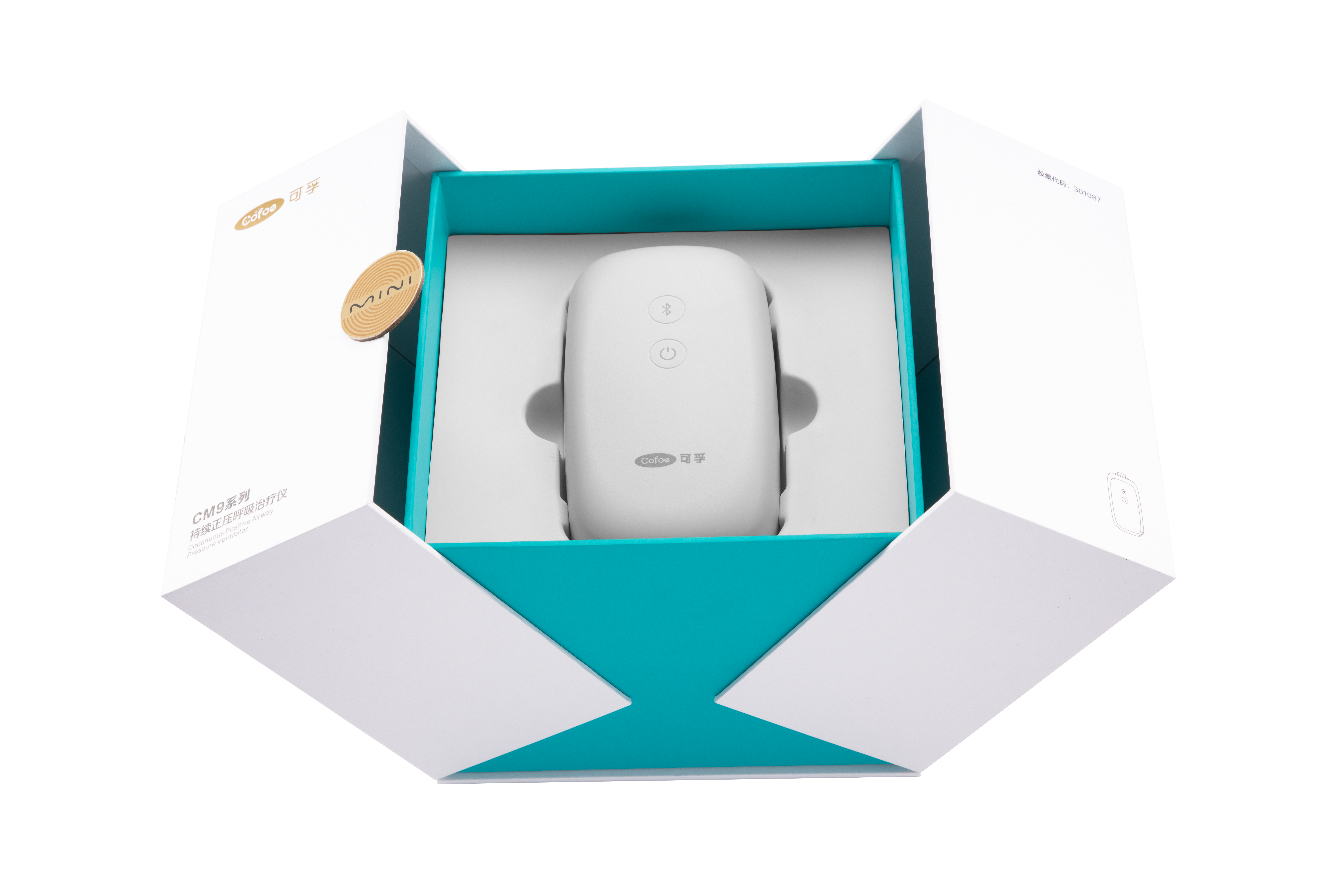 Dispositivo portátil da máquina cpap apap Cofoe AR120MINI para apneia do sono
